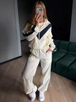 Трендовый костюм из плащевки JAV-A833T980