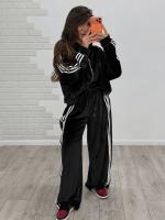 Велюровый оversize костюм DMP-R2038T720