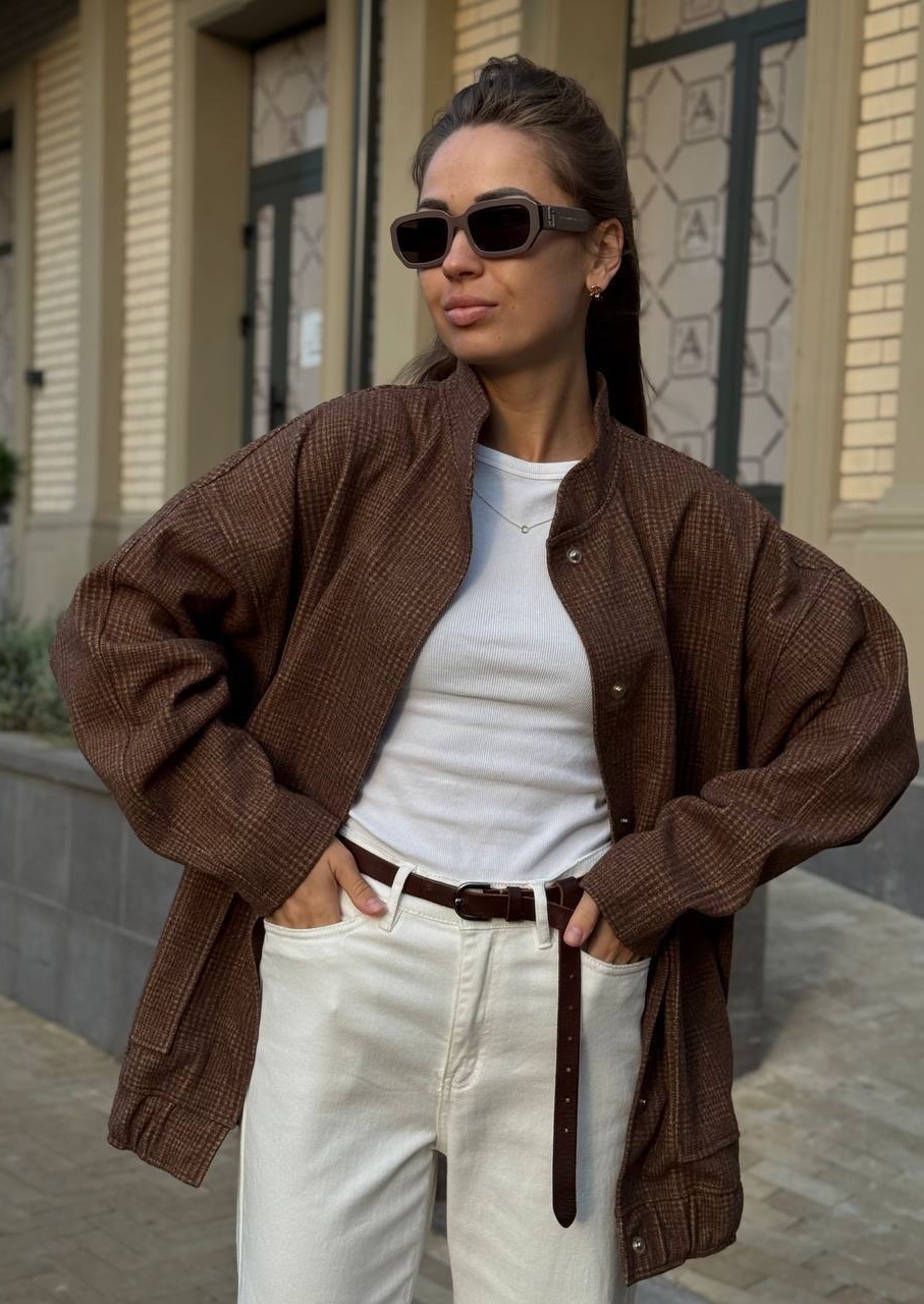 Женский oversize бомбер АР-А0495Т550
