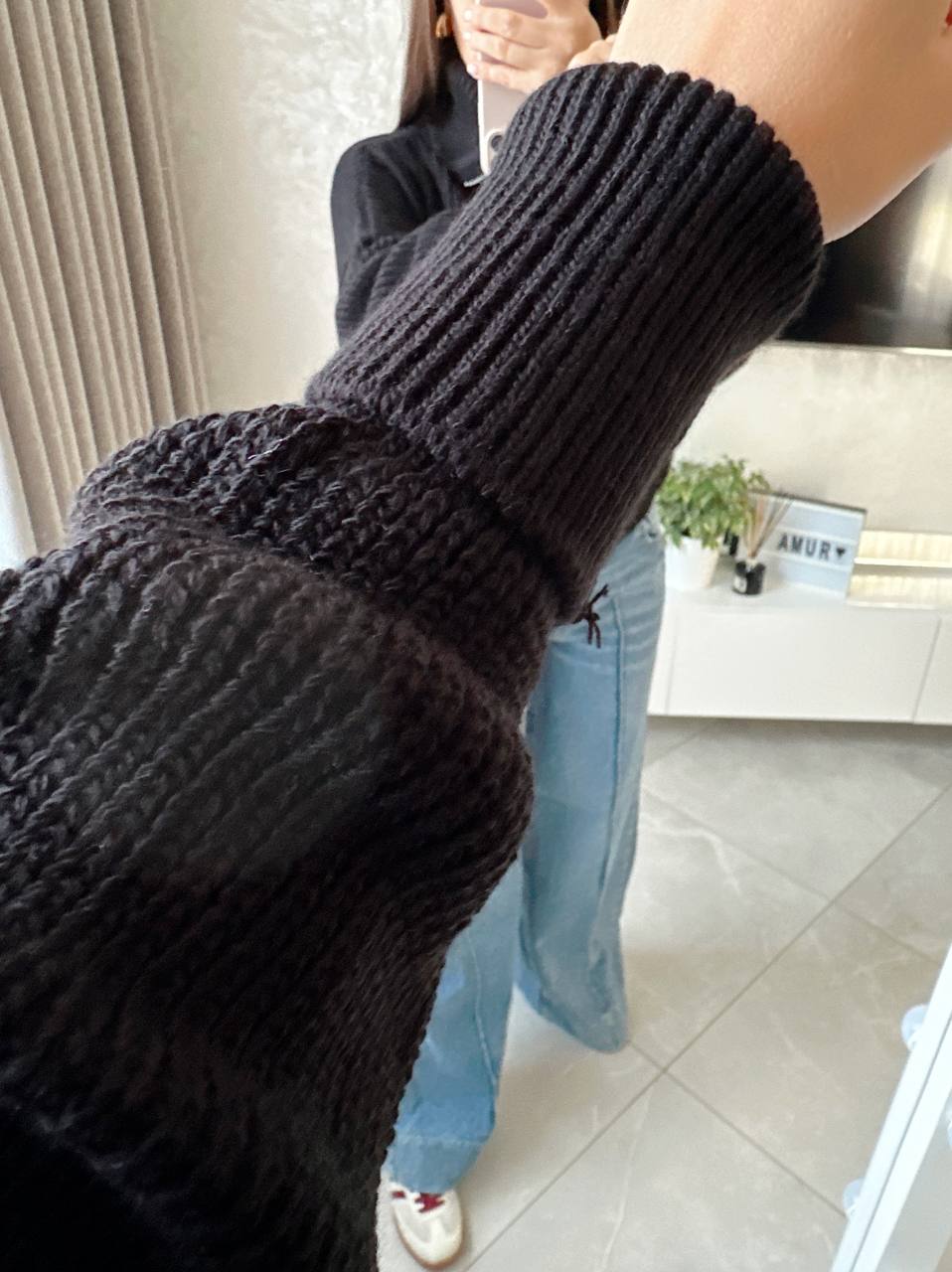 Вязаная кофта с молнией AMU-A6919T749 Вязаная кофта с молнией AMU-A6919T749