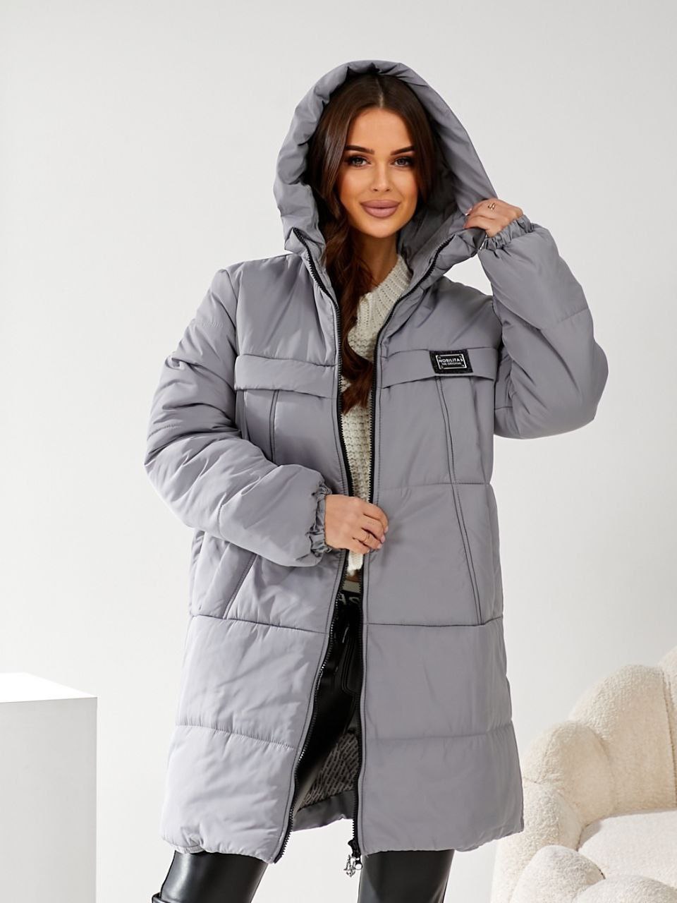 Куртка стеганая с капюшоном NOB-A23042T950 Куртка стеганая с капюшоном NOB-A23042T950