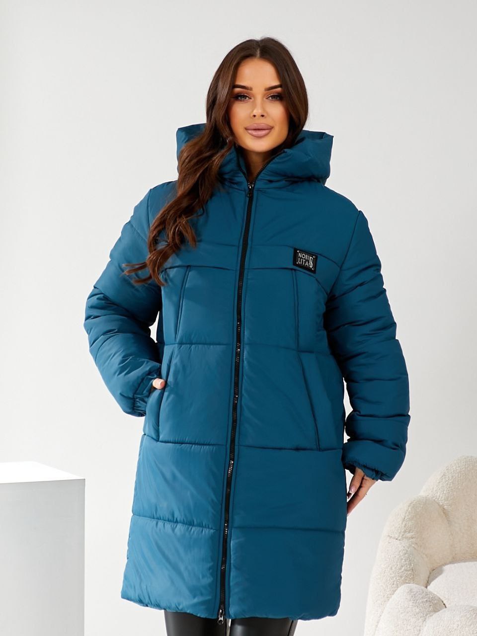 Куртка стеганая с капюшоном NOB-A23042T950 Куртка стеганая с капюшоном NOB-A23042T950