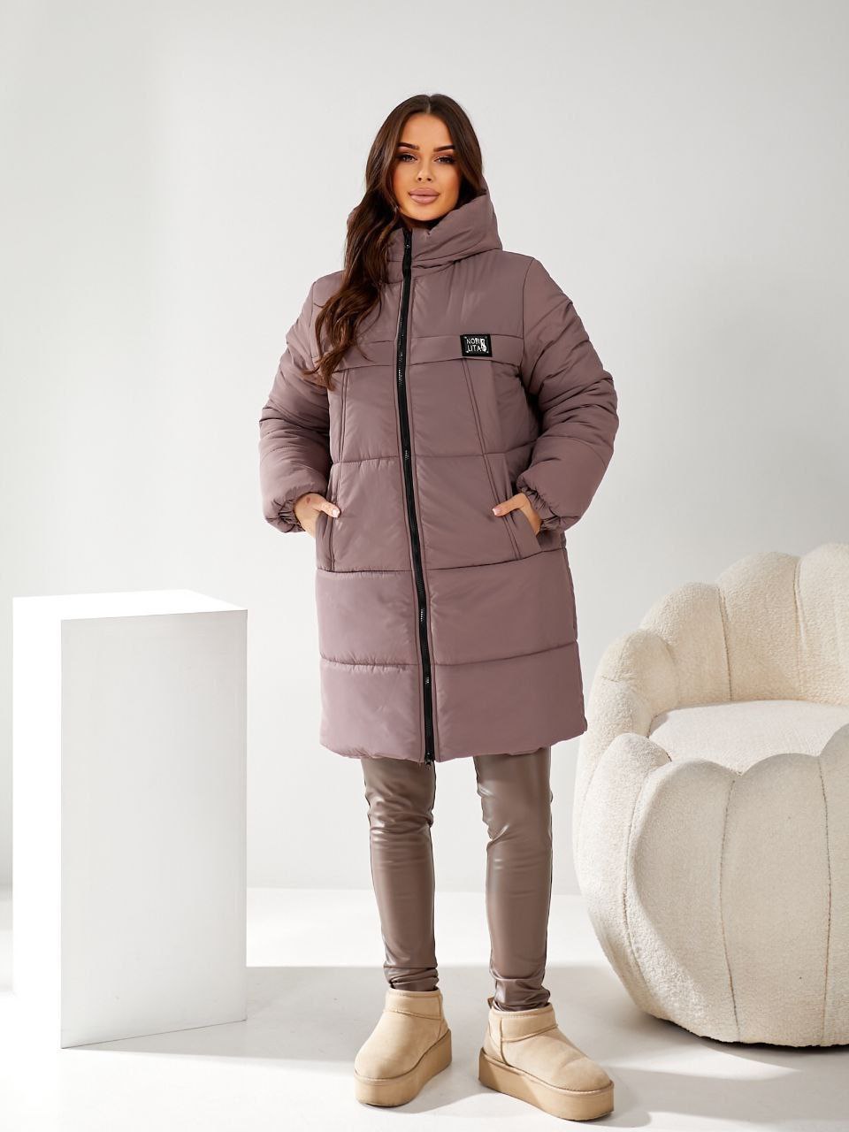 Куртка стеганая с капюшоном NOB-A23042T950 Куртка стеганая с капюшоном NOB-A23042T950