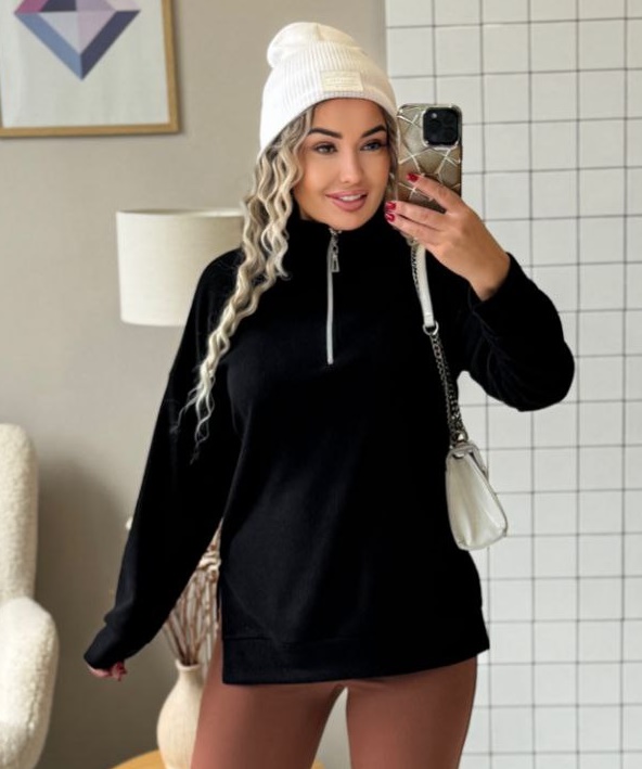 Ангоровая кофта с молнией MYD-A618T380