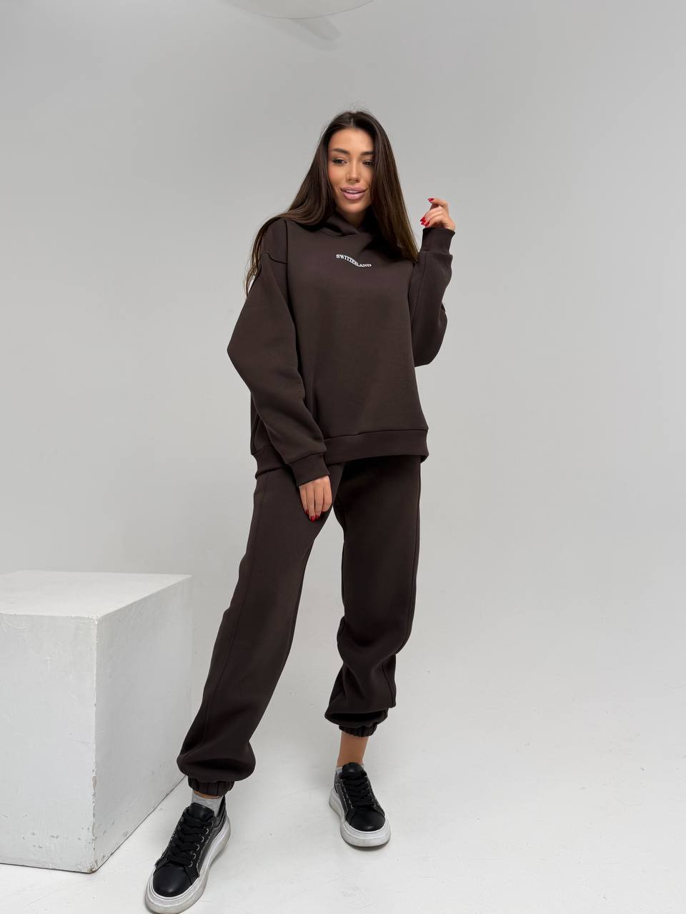 Удобный спортивный костюм на флисе DAD-A242T1250 Удобный спортивный костюм на флисе DAD-A242T1250