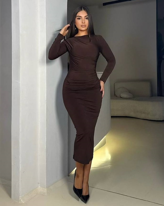 Коктейльна сукня-футляр RK-A897T450