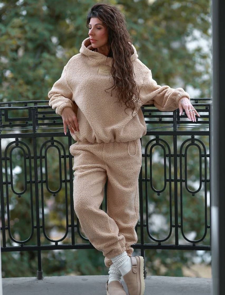 Стильний оверсайз костюм тедді DOL-A894T990