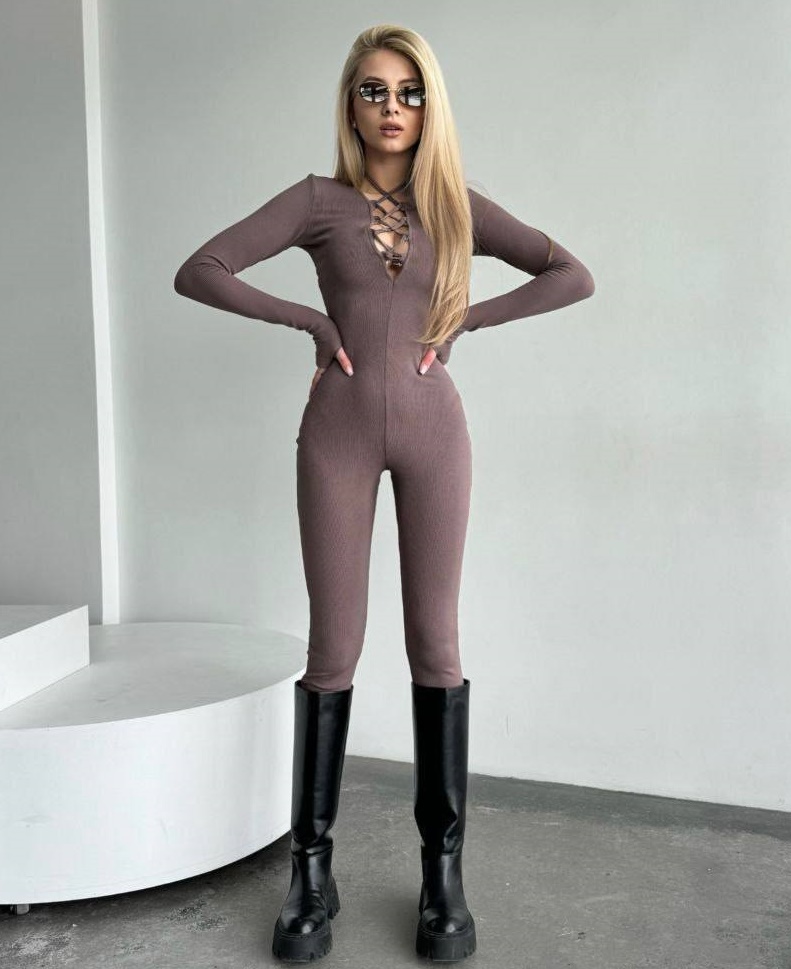 Комбенизон со шнуровкой на груди IPO-A1112T370