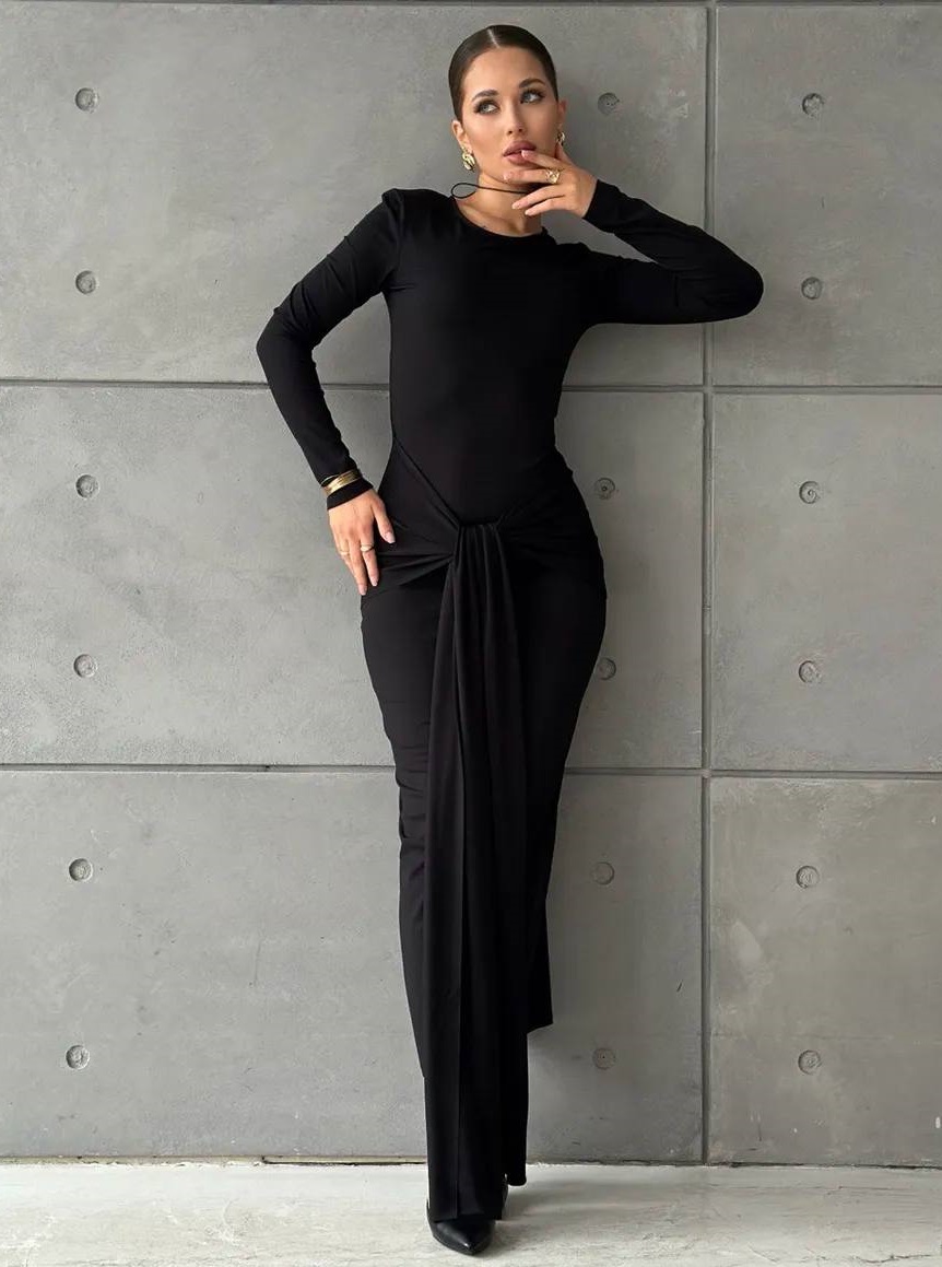 Элегантное длинное платье IMMA-A430T550