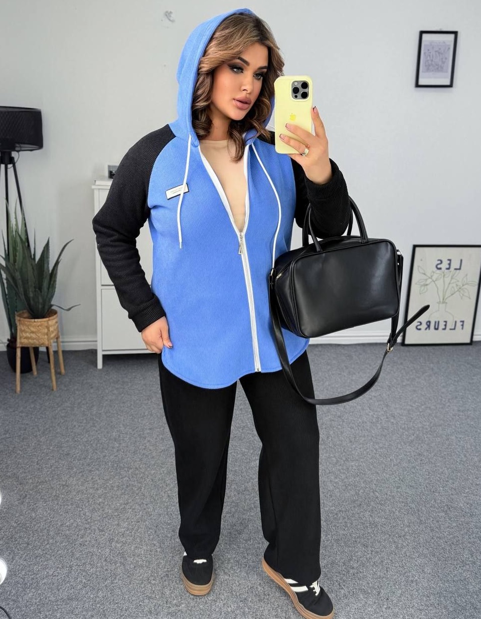 Вельветовий теплий костюм AD-A7881.1T700