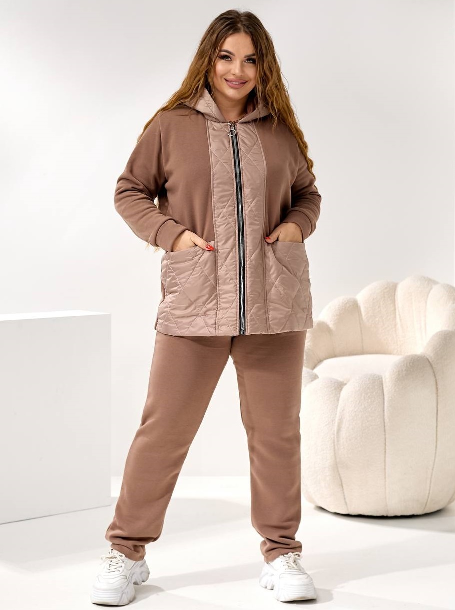 Теплий жіночий костюм DV-AR5494T690