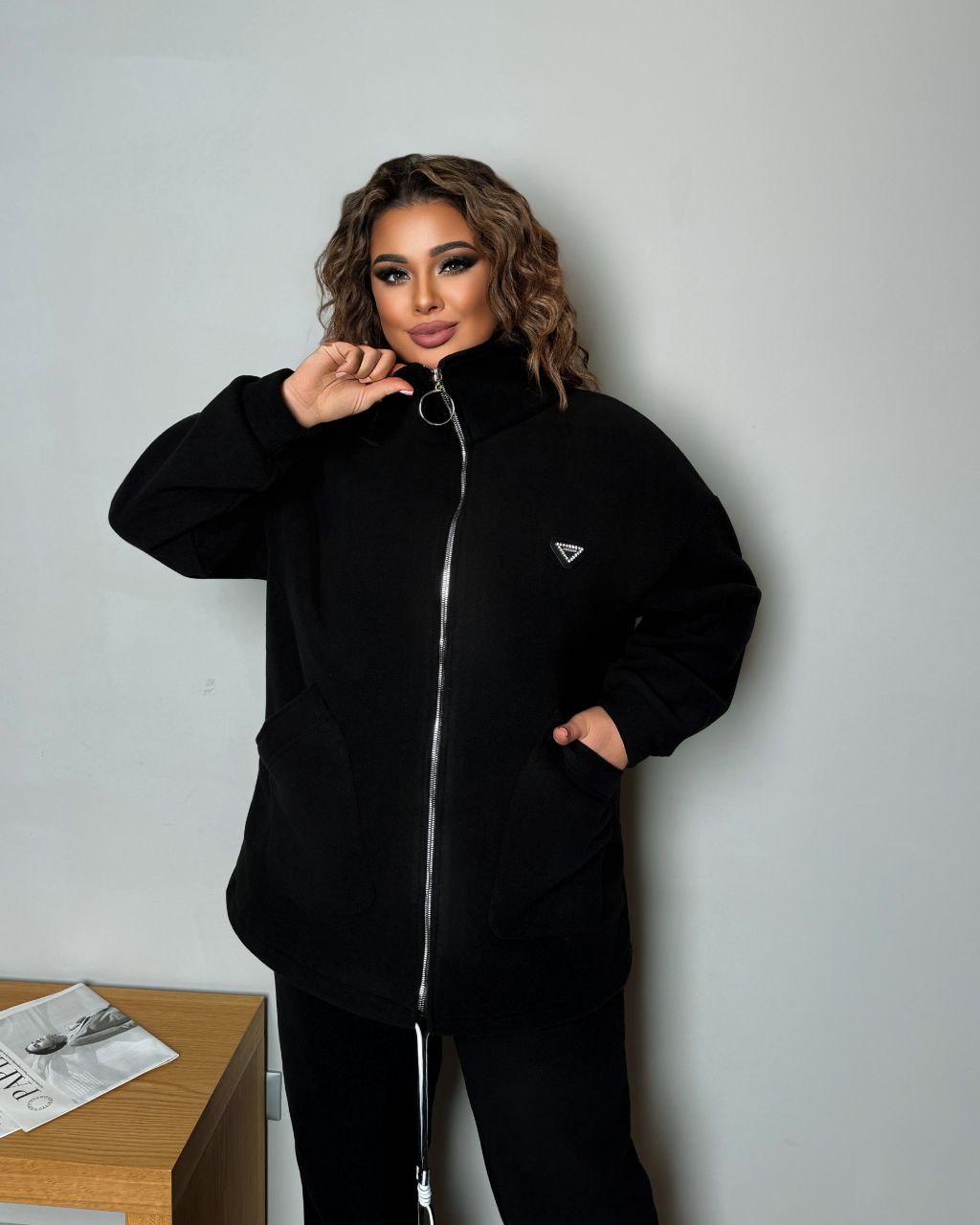 Женский флисовый костюм ZP-A1331T720 Женский флисовый костюм ZP-A1331T720