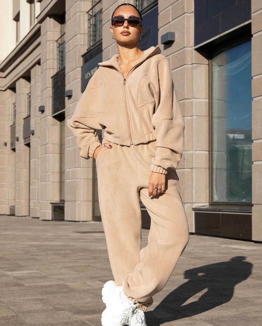 Флисовый спортивный костюм AMU-A953T799