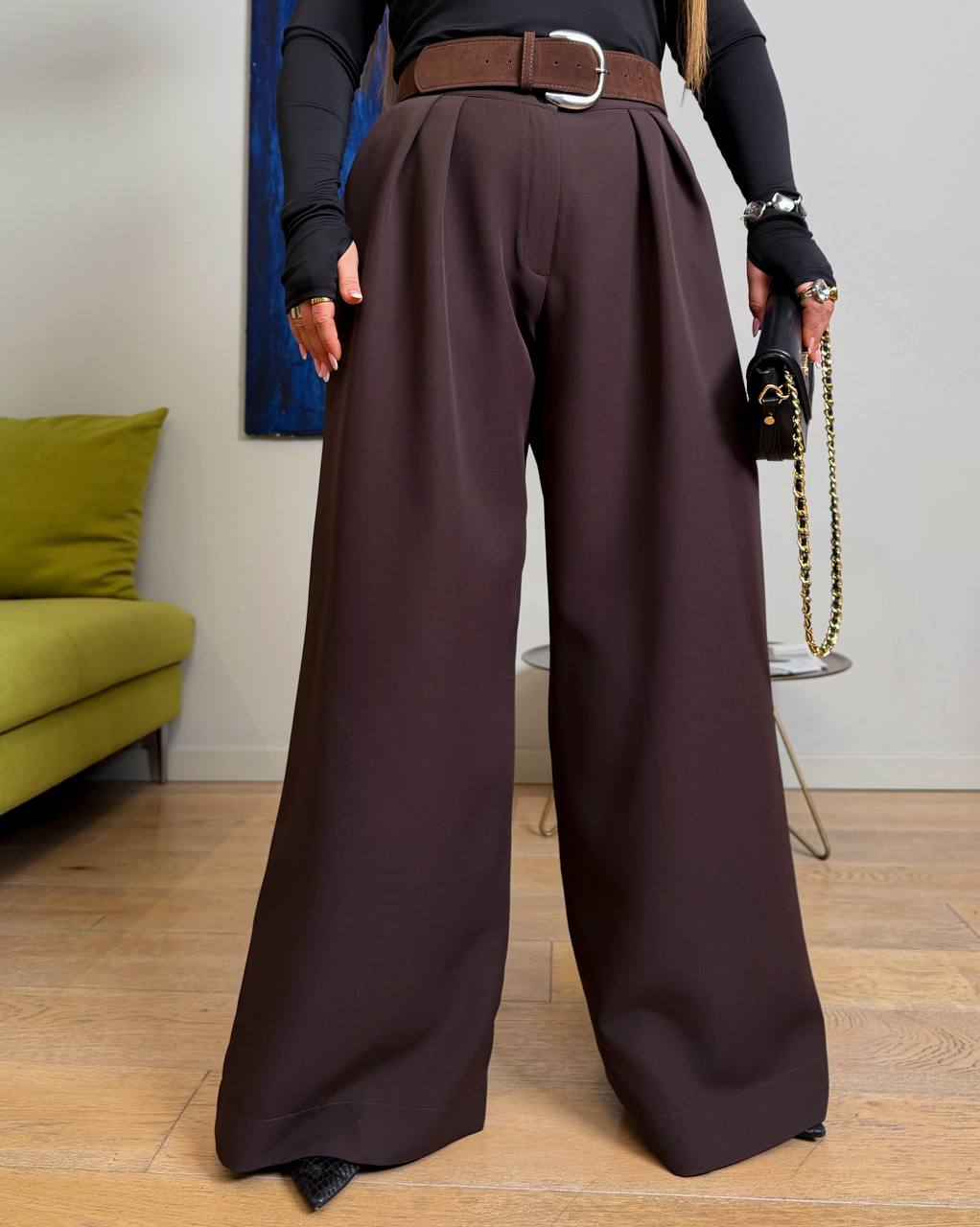 Классические брюки палаццо INS-A470T600