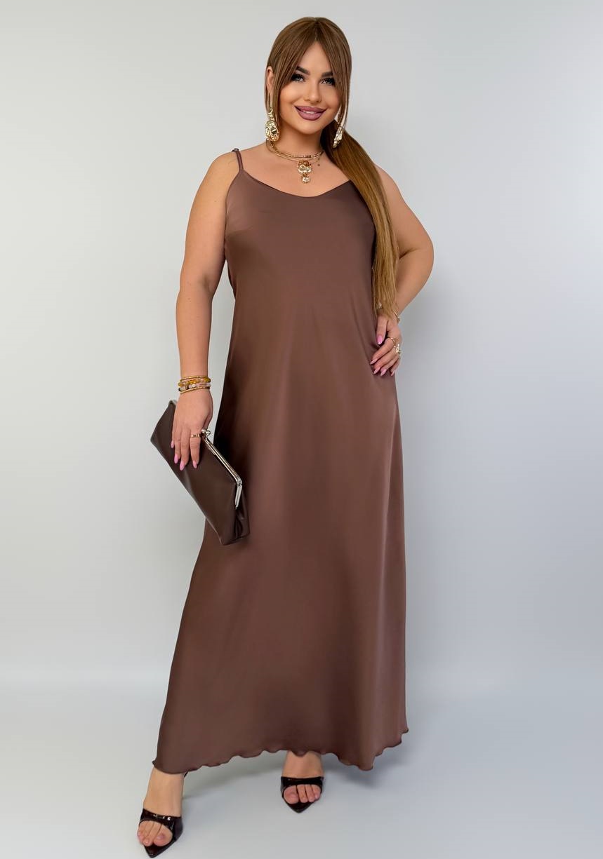 Елегантна атласна сукня AB-A248T17