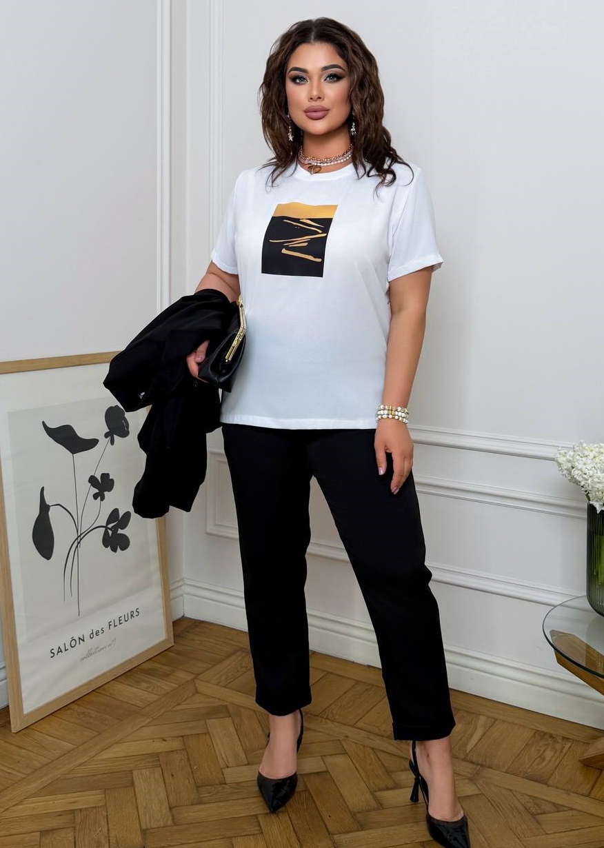 Брючный костюм тройка DV-R4390T950