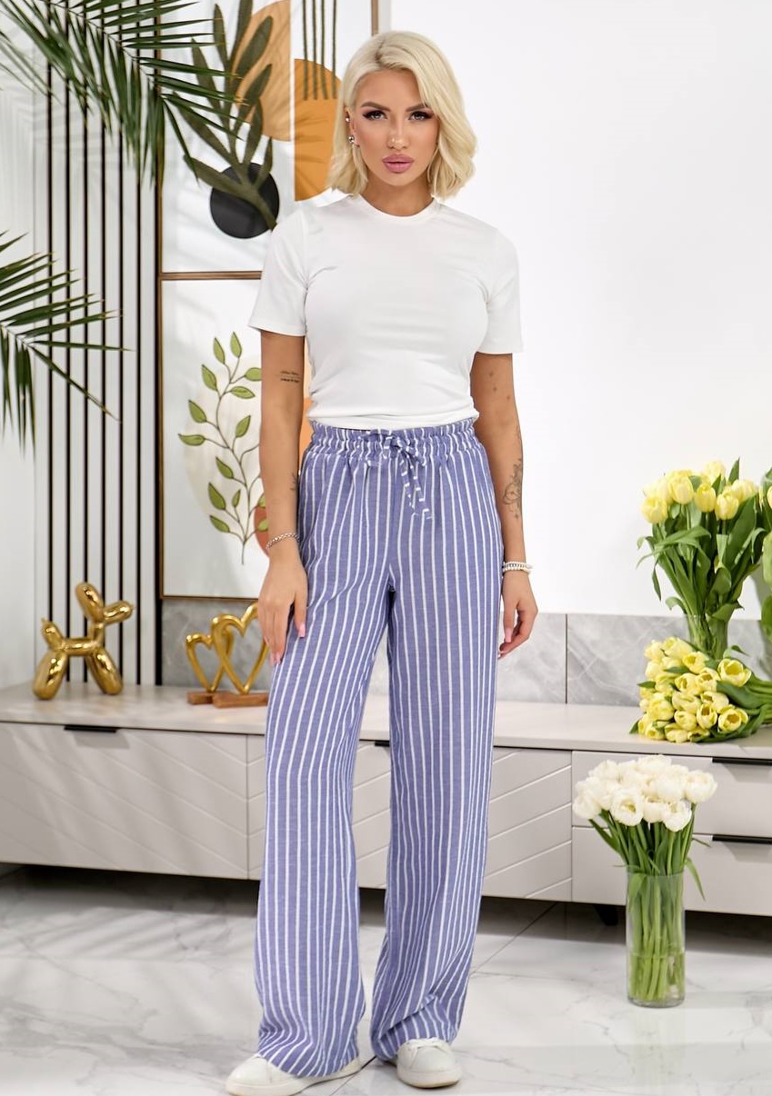 Легкие штаны свободного кроя NOB-A26026T350