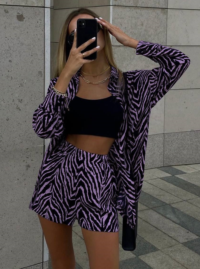 Легка сорочка та шорти DMP-A047T350