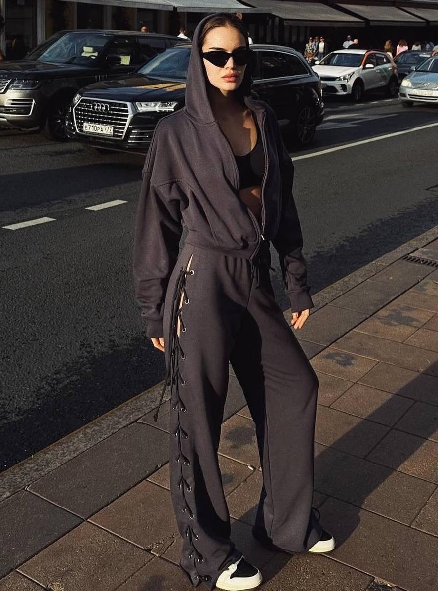 Стильні штани з зав'язками DMP-R1938T420